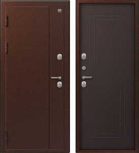 Товар Дверь Термо-100 Антик Медь - Темная Лиственница DIS007361